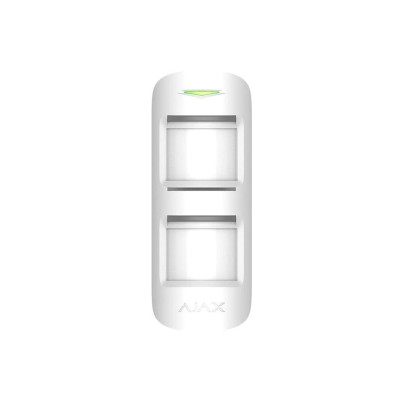 Ajax Бездротовий вуличний датчик руху MotionProtect Outdoor, Jeweller, CR123A x 2 шт, білий