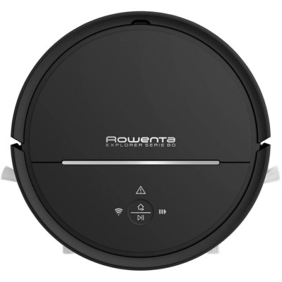 Rowenta Робот-пилосос X-PLORER SERIE 80, вологе прибирання, конт пил -0,25л, вода -0,15л, автон. робота до 120хв, HEF system 99,9%, чорний