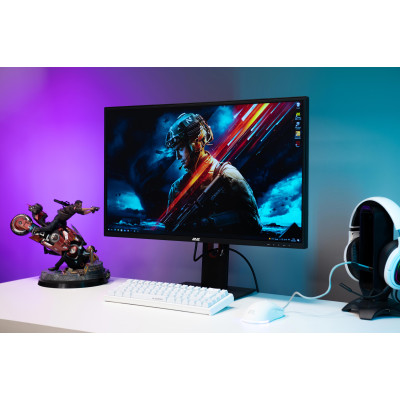 2E Gaming Монітор 27" G2721B 2xHDMI, DP, IPS, 2560x1440, 165Hz, 1ms, FreeSync, Pivot