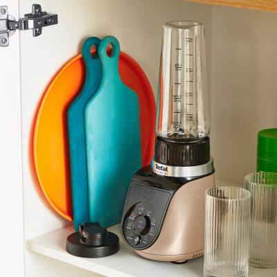 Tefal Блендер стаційний Blend UP, 1000Вт, чаша-700мл, тритан, чорно-золотистий