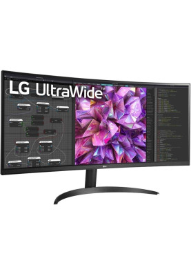 LG Монітор 34" 34WQ60C-B 2xHDMI, DP, Audio, IPS, 3440x1440, 21:9; sRGB 99%, CURVED, HDR10