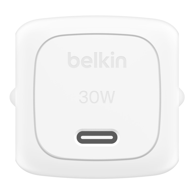 Belkin Зарядний пристрій мережевий 30Вт USB-С PD PPS, білий