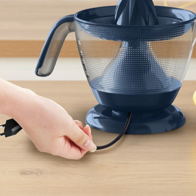 Tefal Соковитискач Tefal Morning Blue цитрус-прес 25Вт, чаша-0.8л, пластик, синій Tefal Соковитискач Tefal Morning Blue цитрус-прес 25Вт, чаша-0.8л, пластик, синій
