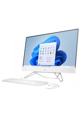 HP Комп'ютер персональний моноблок All-in-One 27" FHD IPS AG, Intel i5-1235U, 8GB, F512GB, UMA, WiFi, кл+м, Win11H, білий