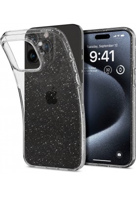 Spigen Чохол для Apple iPhone 15 Pro Liquid Crystal Glitter, Crystal Quartz