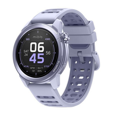 Mibro Смарт-годинник GS Active 2 46мм, 1.32", 466x466, AMOLED, BT 5.3, GPS, 5 ATM, ліловий