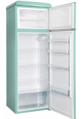 SNAIGE Холодильник з верхн. мороз., 172.5x63х56, холод.відд.-201л, мороз.відд.-57л, 2дв., A++, ST, retro, бірюза