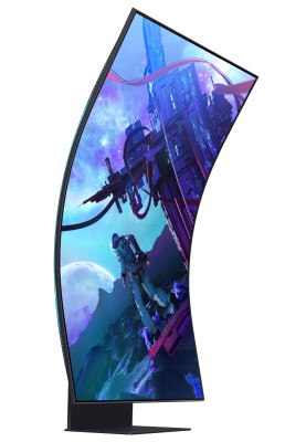 Samsung Монитор 57" Odyssey ARK 2nd Gen. G97NC HDMI, DP, USB, BT, VA, 3840x2160, 165Hz, 1ms