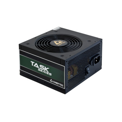 Chieftec Блок живлення Task (400W), >85%, 80+ Bronze, 120мм, 1xMB 24pin(20+4), 1xCPU 8pin(4+4), 3xMolex, 5xSATA, 1xPCIe 8pin(6+2)