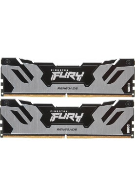 Kingston Пам'ять ПК DDR5 32GB KIT (16GBx2) 6800 FURY Renegade XMP Срібний