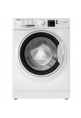 Whirlpool Пральна машина фронтальна, 6кг, 1200, A+++, 43см, дисплей, інвертор, люк чорний, білий