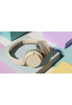 Philips Навушники On-ear TAH3209 BT 5.3, Wireless, Mic, Бежевий