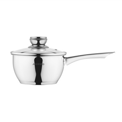 ARDESTO Ківш зі скляною кришкою Gemini Lucca, 1.6л, нержавіюча сталь ARDESTO Ківш зі скляною кришкою Gemini Lucca, 1.6л, нержавіюча сталь
