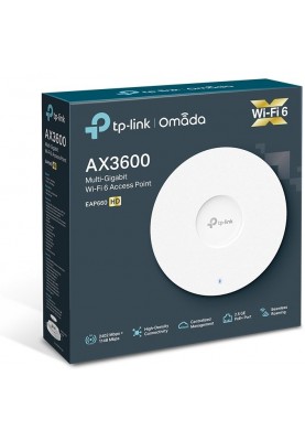 TP-Link Точка доступу EAP660 HD AX3600 1x2.5GE LAN PoE MU-MIMO стельова