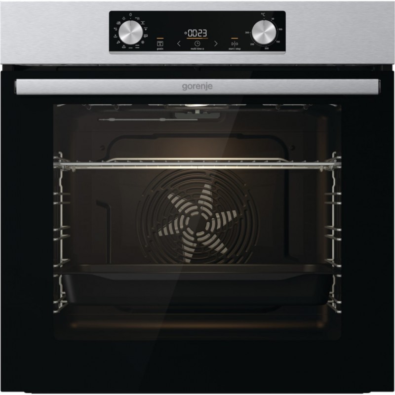 Gorenje Духова шафа електрична, 77л, A+, дисплей, IconLed, нерж