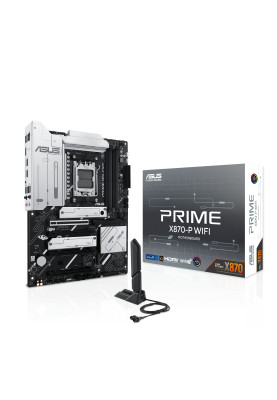 ASUS Материнська плата PRIME X870-P WIFI sAM5 X870 4xDDR5 M.2 HDMI WiFi BT ATX