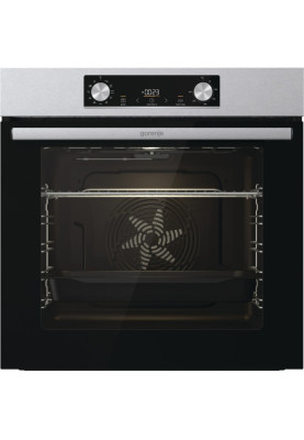 Gorenje Комплект духовка електрична BO6735E02X + поверхня газова (G642ABX), 743551, нерж