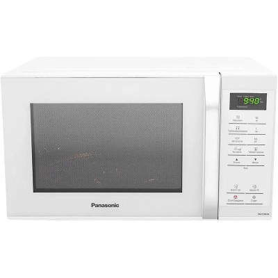 Panasonic Мікрохвильова піч, 25л, 800Вт, дисплей, відкрю ручкою, білий