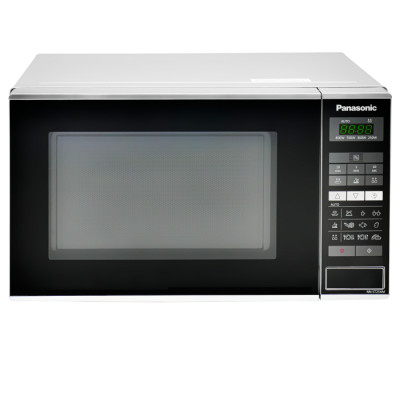 Panasonic Мікрохвильова піч, 20л, 800Вт, дисплей, відкр.кнопкою, нерж