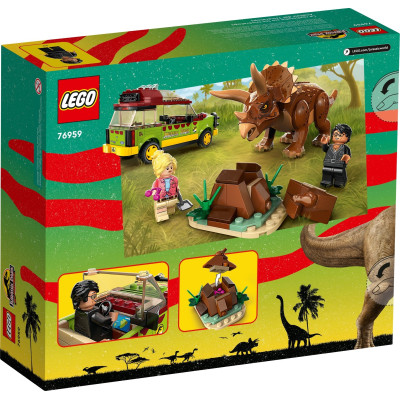 LEGO Конструктор Jurassic Park Дослідження трицератопсів