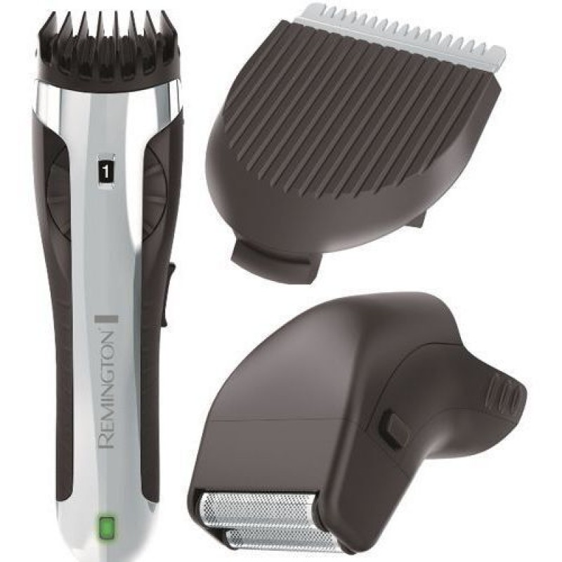 Remington Тример Bodyguard Body Hair Trimmer, акум., насадок-2, титан.напил., чорно-сріблястий