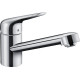 Hansgrohe Змішувач для кухні Focus M42, довж.виливу - 203мм, поворотний, 1важіль, KM100, хром