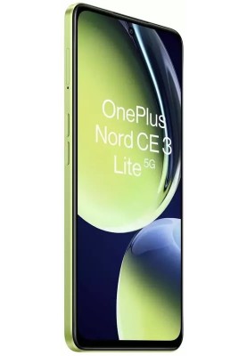 OnePlus Смартфон Nord CE 3 Lite 5G (CPH2465) 8/128GB, 2SIM, 5000mAh, Pastel Lime