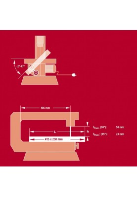 Einhell Пила-лобзик TC-SS 406 E 120В, 400-1600об/хв виліт 40 мм 8.9кг