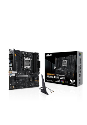 ASUS Материнська плата A620M-F GAMING WIFI sAM5 A620 4xDDR5 HDMI DP Wi-Fi BT mATX
