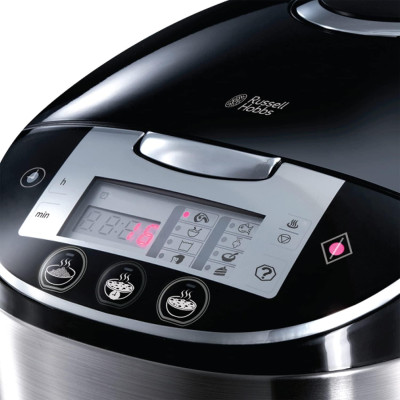 Russell Hobbs Мультиварка Cook&Home, 900Вт, чаша-5л, сенсорне, метал/пластик, чорний Russell Hobbs Мультиварка Cook&Home, 900Вт, чаша-5л, сенсорне, метал/пластик, чорний