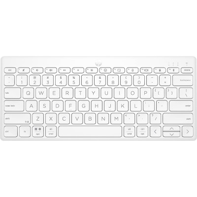 HP Клавіатура 350 Compact Multi-Device BT UKR white