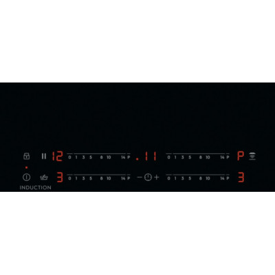 Electrolux Варильна поверхня індукційна, 60см, датчик кипіння, Hob2Hood, чорний