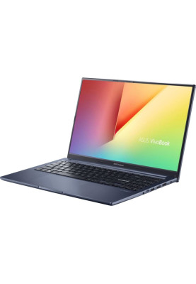 ASUS Ноутбук Vivobook 15 X1502ZA-BQ1207 15.6" FHD IPS, Intel i3-1215U, 8GB, F512GB, UMA, NoOS, Блакитний