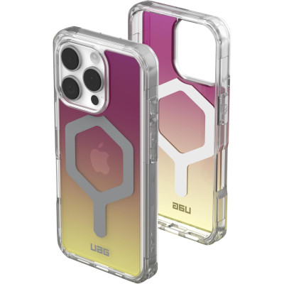 UAG Чохол для iPhone 16 Pro, Plyo Magsafe LE, Maroon/Yellow Ombre