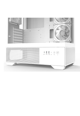 Zalman Корпус Chronix без БР, 1xUSB3.0, 1xUSB2.0, 1x Type C, 2x120мм ARGB Reverse, 1x120мм ARGB, VGA 410мм, LCS ready, TG Side/Front Panel, ATX, білий