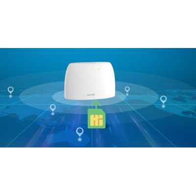 Tenda Маршрутизатор 4G03 N300, 4G/LTE, 1xFE LAN, 1xFE LAN/WAN
