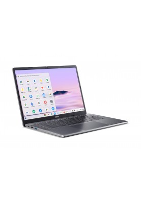 Acer Ноутбук Chromebook Plus CB514-3HT 14" WUXGA IPS Touch, AMD R3-7320C, 8GB, F512GB, UMA, ChromeOS, сірий