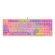 Akko Клавіатура механічна 3098S Patrick 98Key, CS Starfish, USB-A, Hot-swappable, EN/UKR, RGB, Рожевий