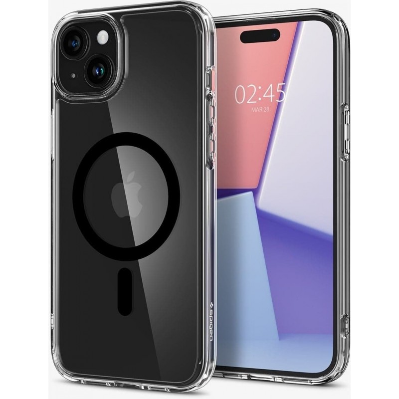 Spigen Чохол для Apple iPhone 15 Plus Ultra Hybrid MagFit, Black