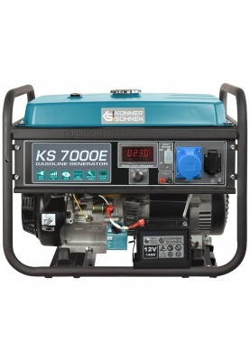 Könner & Söhnen Генератор бензиновий KS 7000E, 230В, 5.5кВт, електростартер, 76.2кг