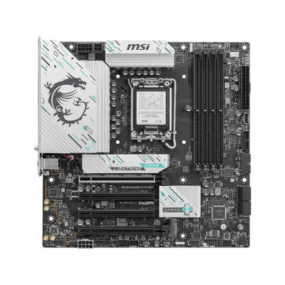 MSI Материнська плата B860M GAMING PLUS WIFI s1851 B860 4xDDR5 M.2 HDMI DP WiFi BT mATX