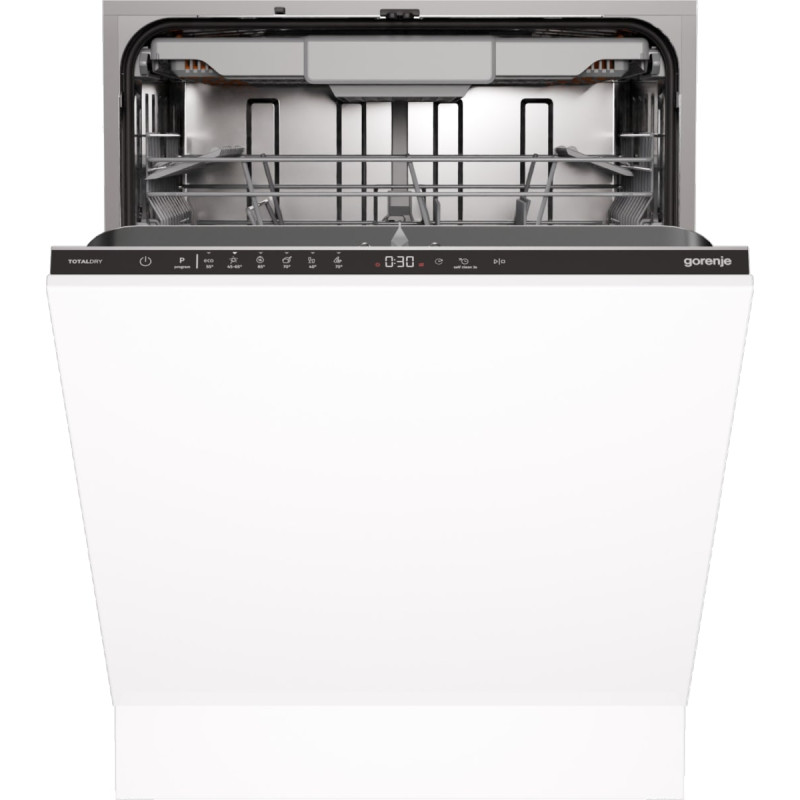 Gorenje Посудомийна машина вбудовувана, 16компл., A+++, 60см, AquaStop, автоматичне відчинення, сенсорн.упр, 3и кошики, білий