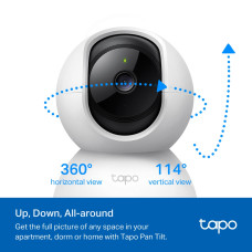 TP-Link IP-Камера Tapo C200C FHD N300 microSD motion detection, 9x zoom