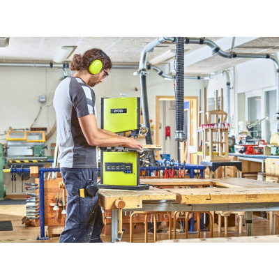 Ryobi Пилка стрічкова RBS904, 350Вт, ВхШ різу 80х230мм, 19.6кг