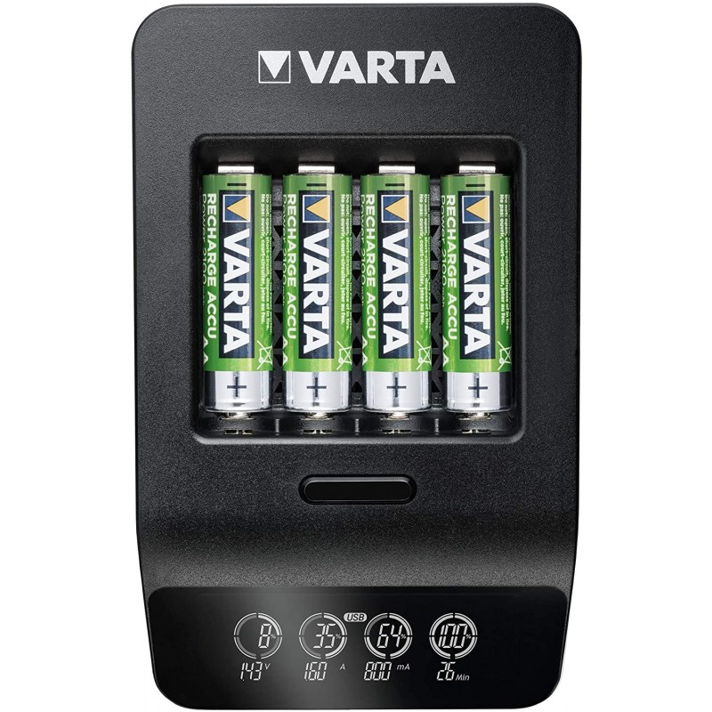 VARTA Зарядний пристрій LCD Smart Plus CHARGER+4xAA 2100 mAh