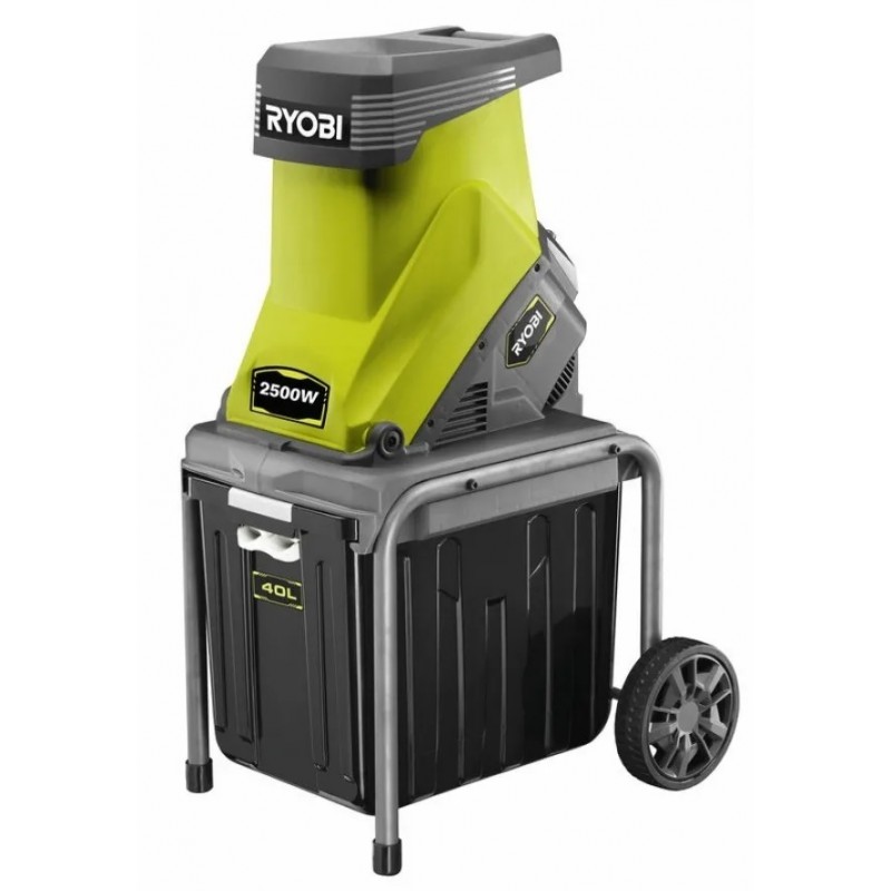 Ryobi Подрібнювач садовий RSH2545B, 2500Вт, 45мм, 40л, ніж