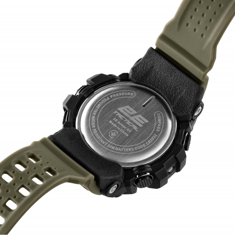2E Tactical Тактичний годинник Armor GT Army Green з компасом та крокоміром