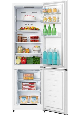 Gorenje Холодильник з нижн. мороз. камерою, 180х55х56см, 2 двері, 188(67)л, А++, NoFrost Plus, Зона св-ті, Білий