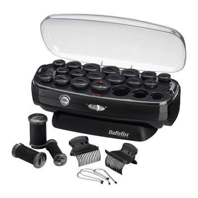 BaByliss Термо бігуді, 50Вт, 90-140 ° C, кейс, кераміка, чорний