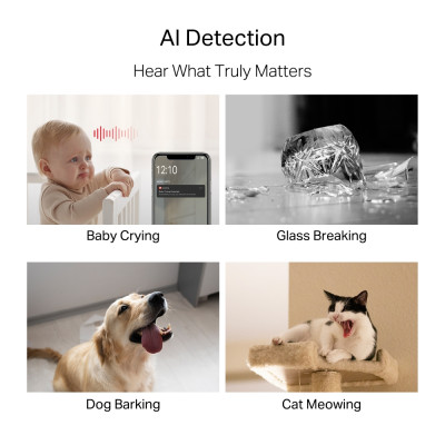 Mercusys IP-камера MC230 5MP N300 microSD motion detection. AI